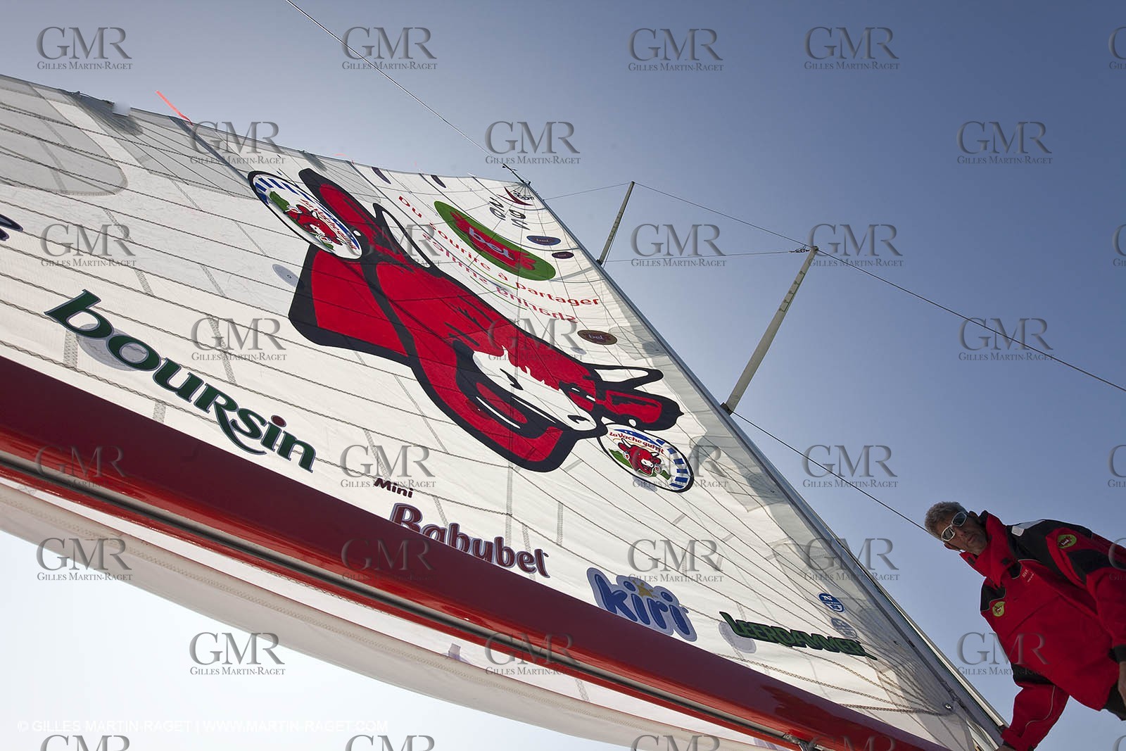 13 03 2010 -  La Grande Motte   Port Camargue (FRA) - Groupe Bel - Kito de Pavant   Sebastien Audigane training for Transat AG2R