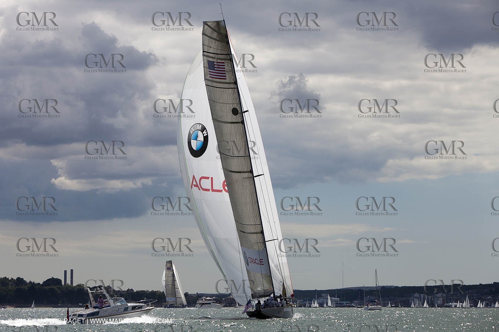 02 08 2010 - Cowes (UK, IOW) - The 1851 Cup -  BMW ORACLE Racing - Training Day.