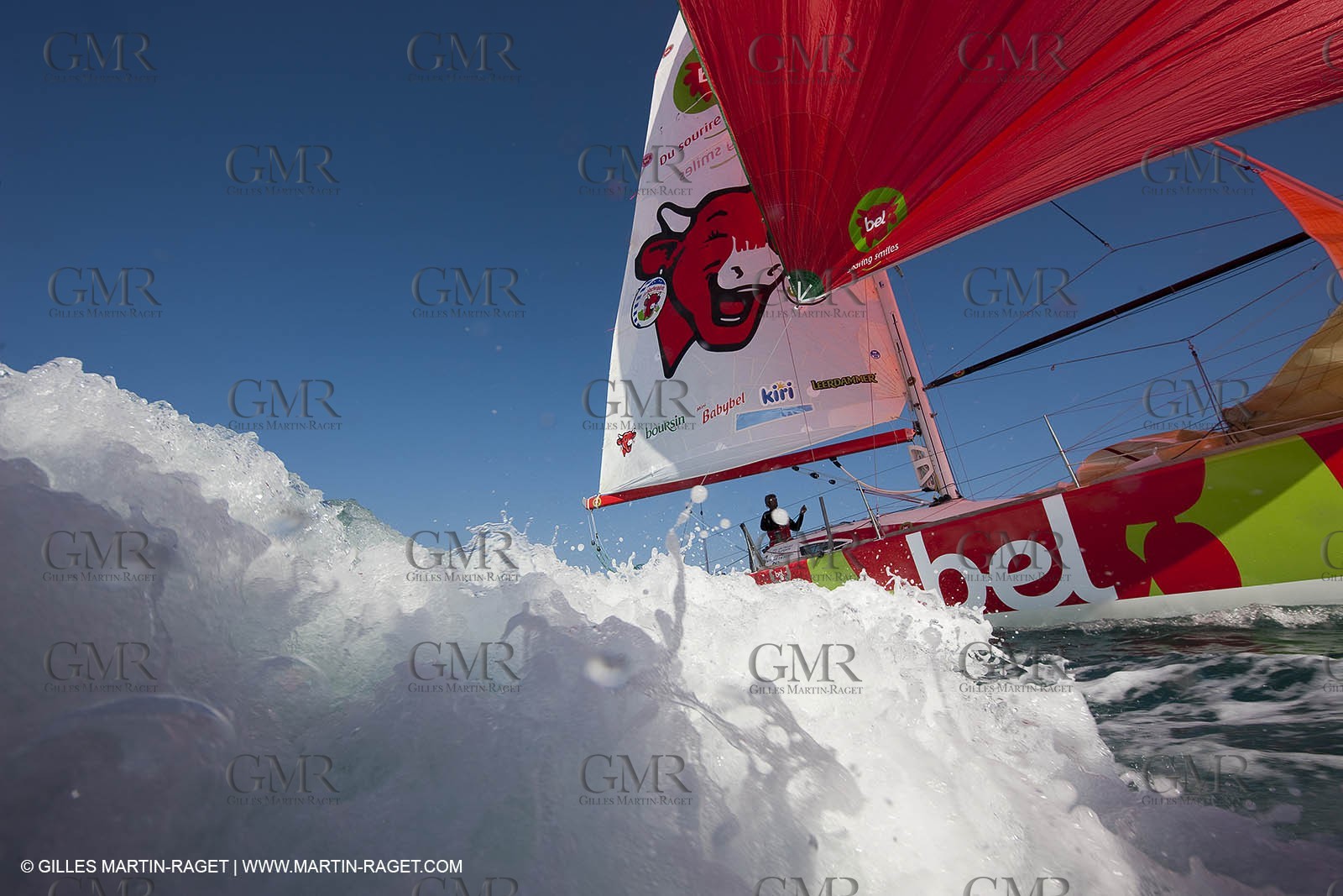 13 03 2010 -  La Grande Motte   Port Camargue (FRA) - Groupe Bel - Kito de Pavant   Sebastien Audigane training for Transat AG2R