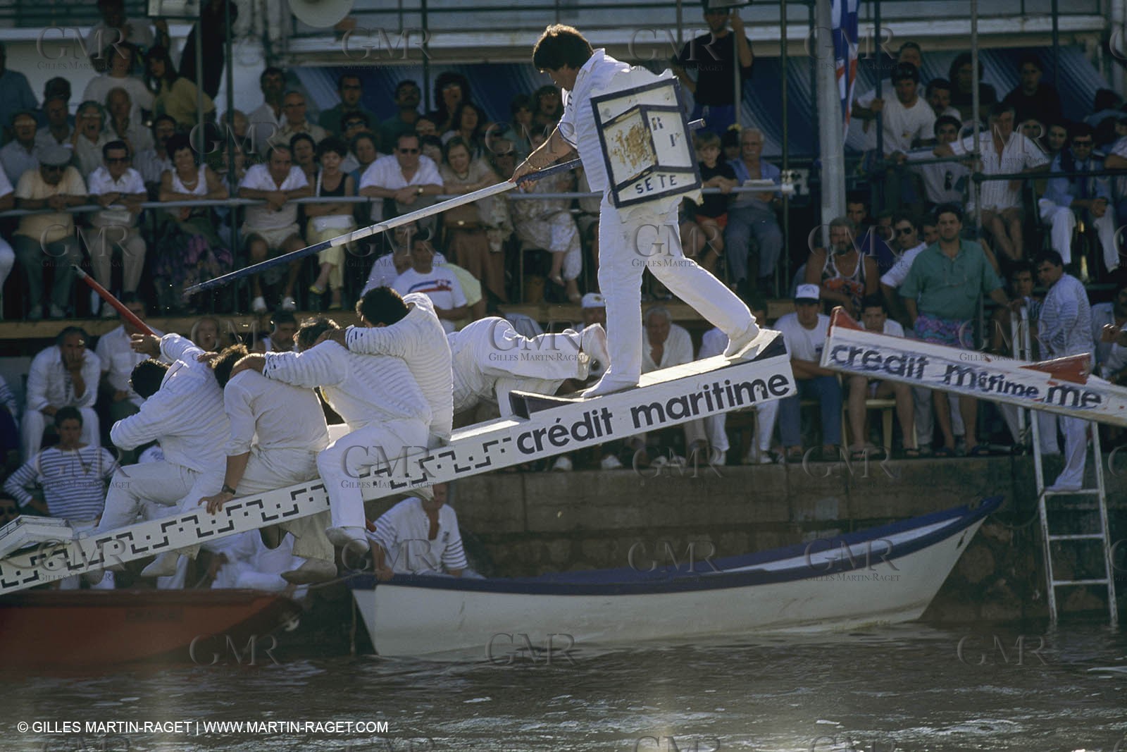 France, Languedoc -Roussilon, Joutes à Sète (34)