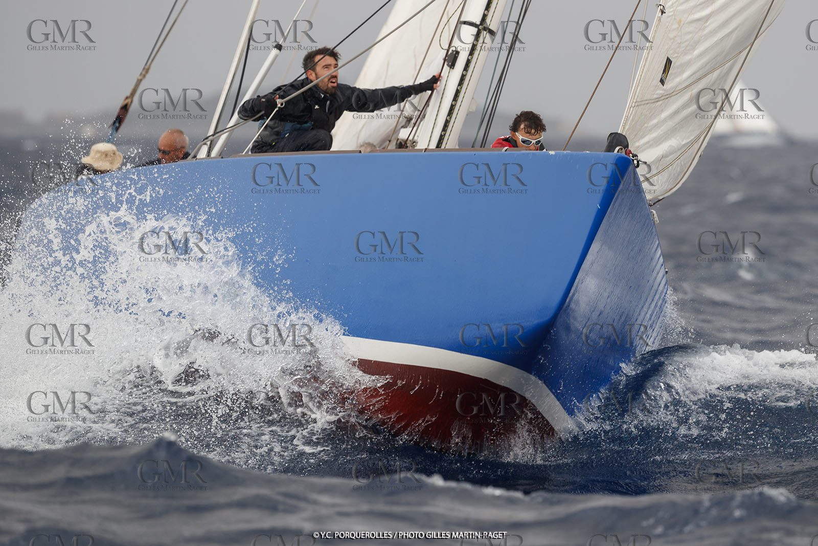 19 06 2024, Porquerolles Island (FRA), Championnat du monde des 12 m JI 2024, Race Day 1