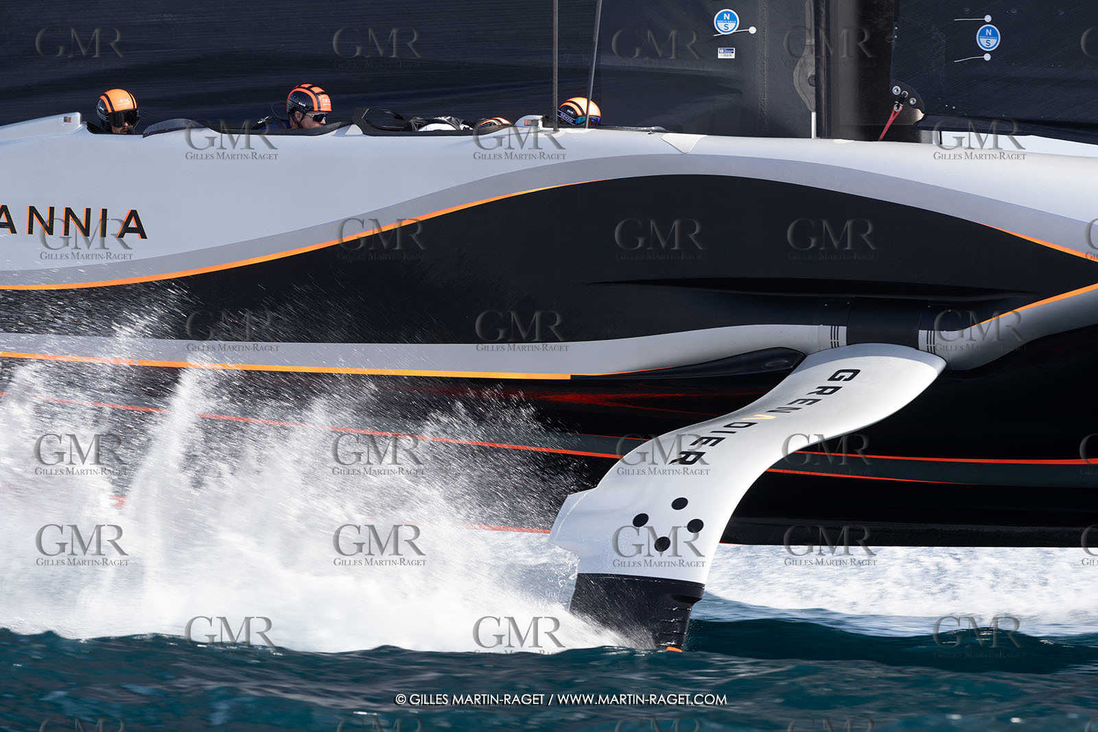 13 10 2024, Barcelona (ESP), Louis Vuitton 37th America's Cup, Final Match, Race Day 2, race 3