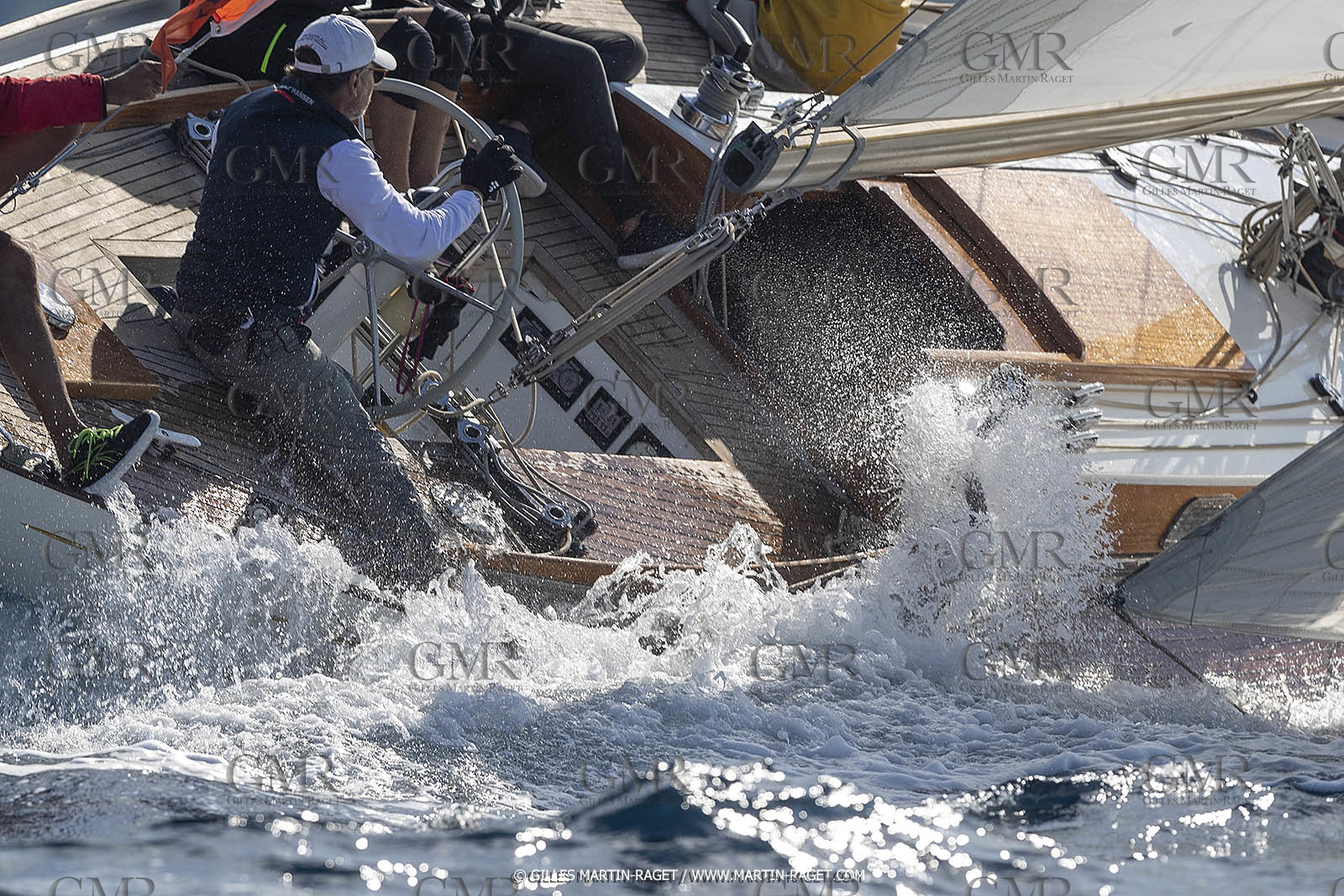 25 09 2022, Saint-Tropez (FRA, 83), Les Voiles de Saint-Tropez 2022, Arrivée des bateaux et de la Coupe d'Automne du Yacht Club de France, Oiseau de Feu