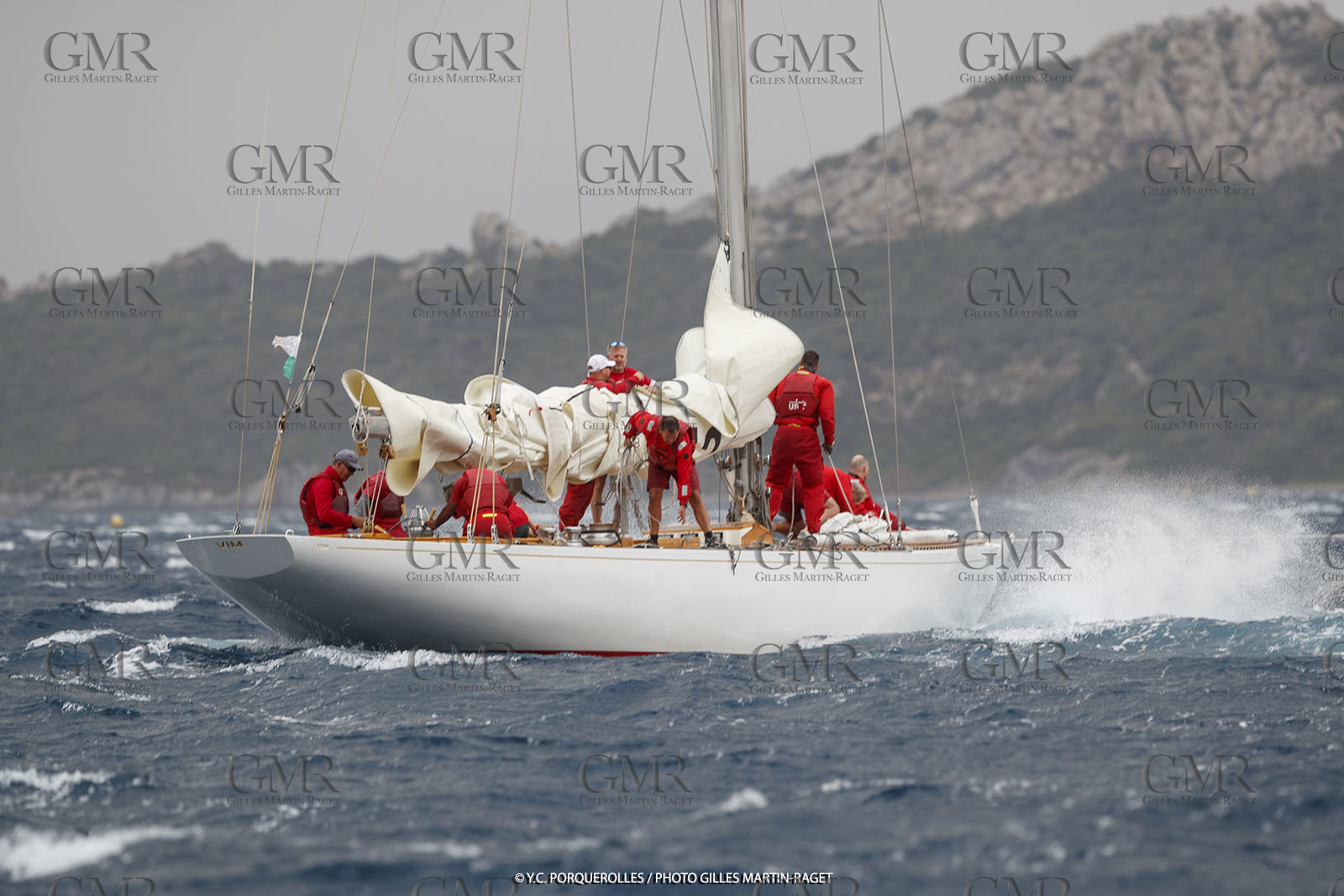 19 06 2024, Porquerolles Island (FRA), Championnat du monde des 12 m JI 2024, Race Day 1