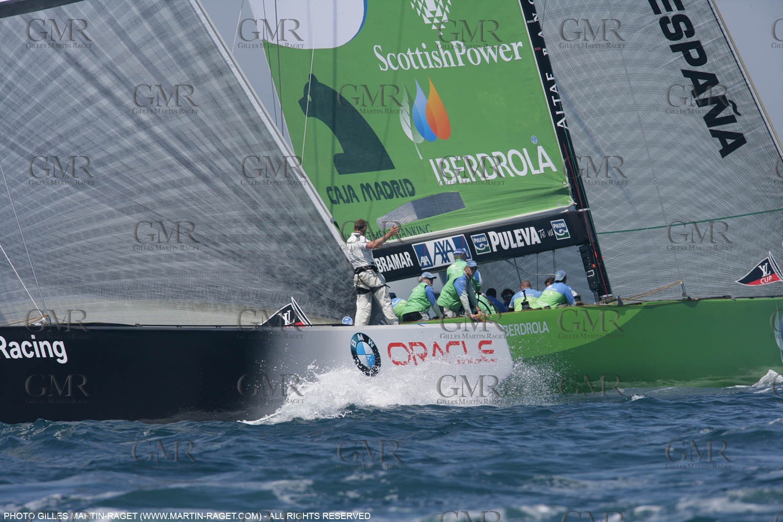 8 05 2007-Valencia (Spain)- 32nd America's Cup - Louis Vuitton Cup - RR2 - Day 10 - BMW ORACLE Racing