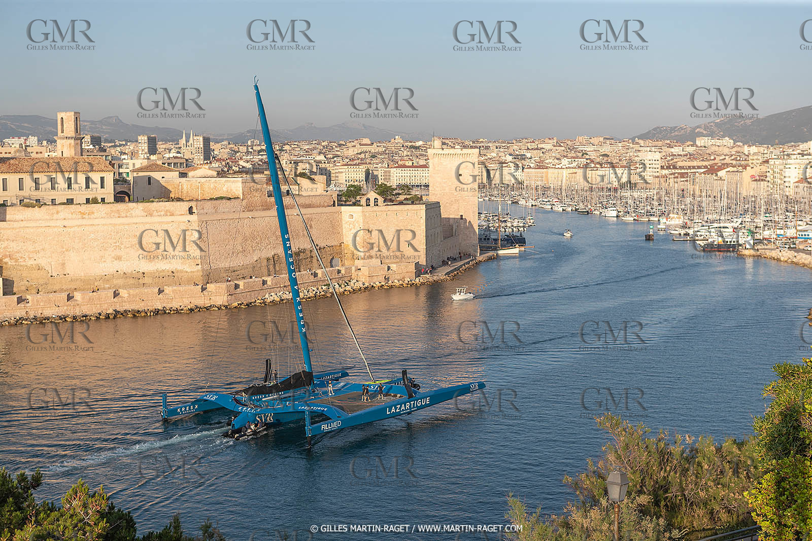 17 05 2022, Marseille (FRA), Arrivée du trimaran Ultim SVR LAZARTIGUE à Marseille