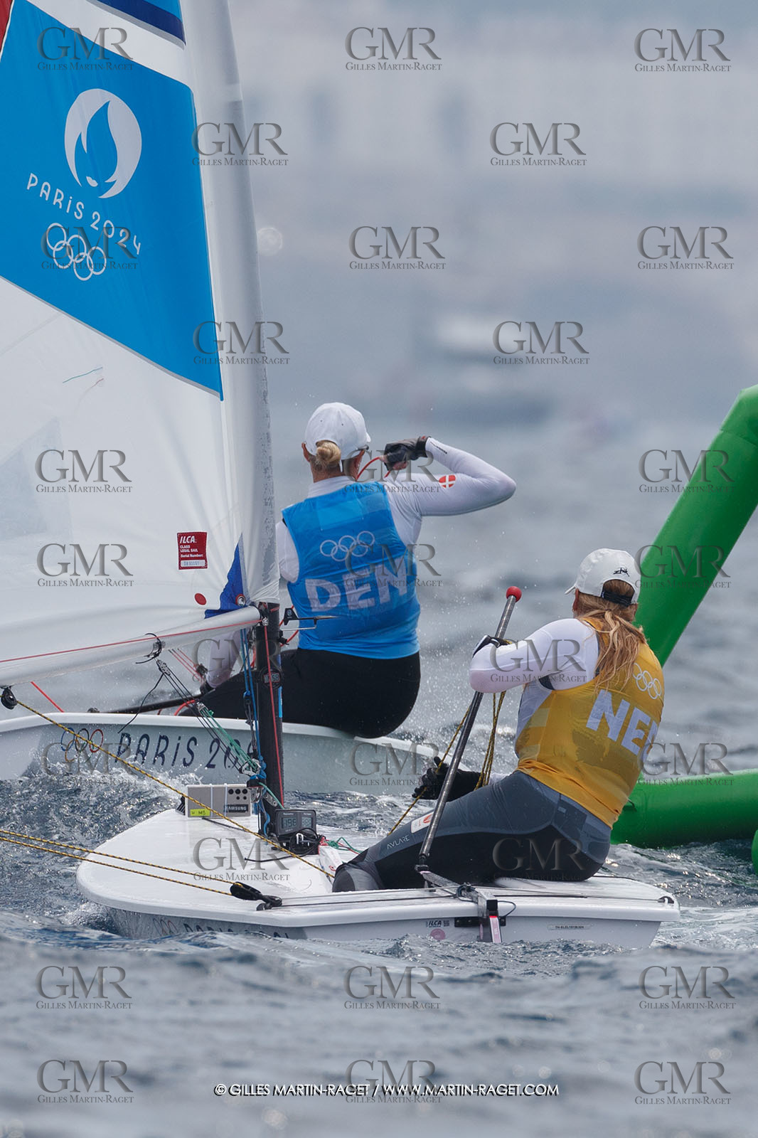 07 08 2024, Marseille (FRA), Paris 2024 Olympic Games, Sailing, Race Day 10, ILCA Medals races