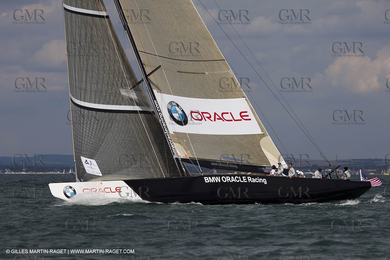 02 08 2010 - Cowes (UK, IOW) - The 1851 Cup -  BMW ORACLE Racing - Training Day.