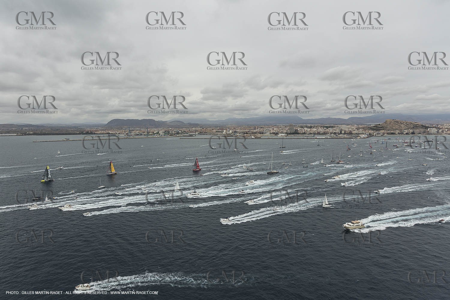 11 10 2014, Alicante (ESP), Volvo Ocean Race 2014-15, Team Alvimedica