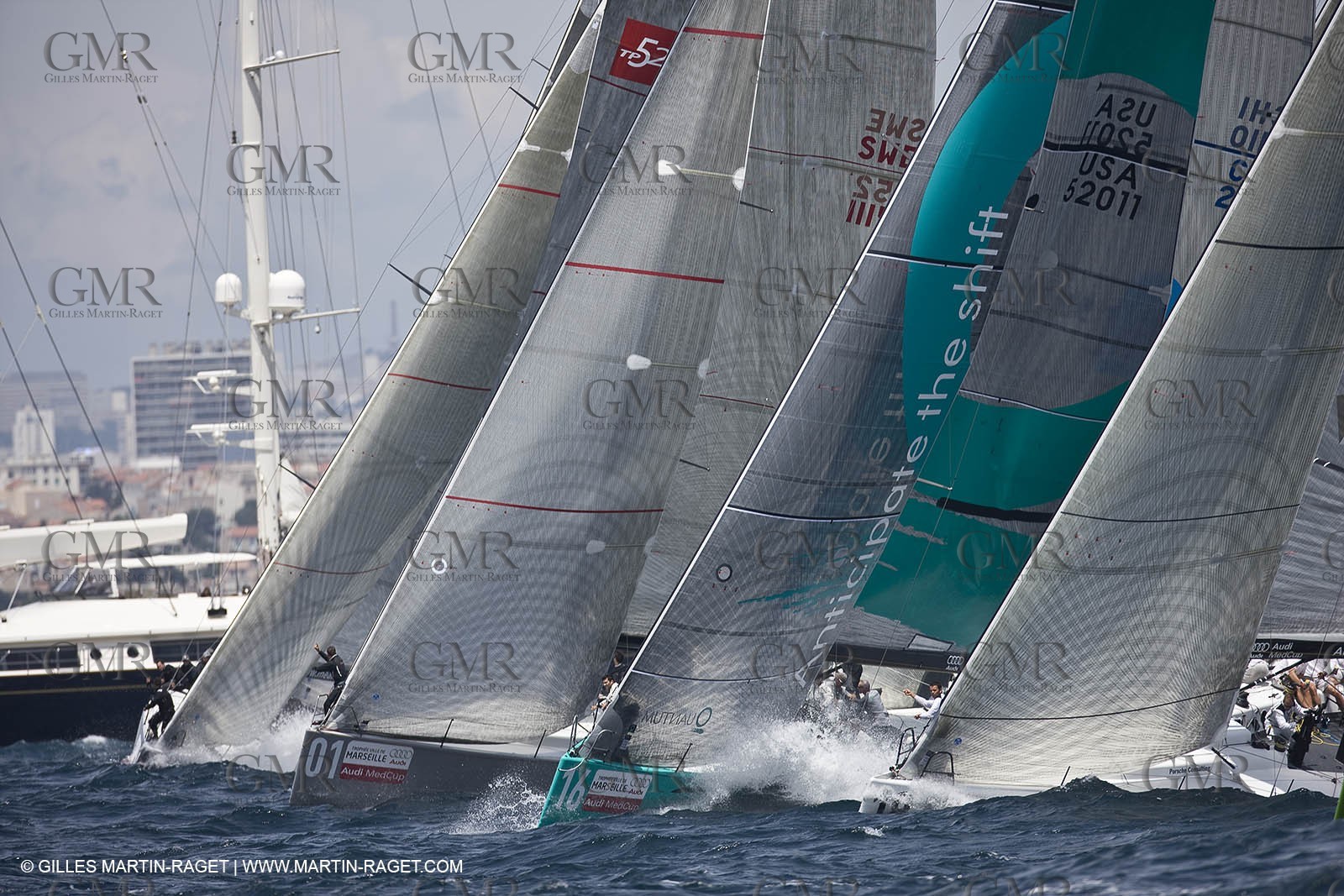 03 06 2008 - Marseille (FRA,13) - TP 52 Audi MedCup - Day 1