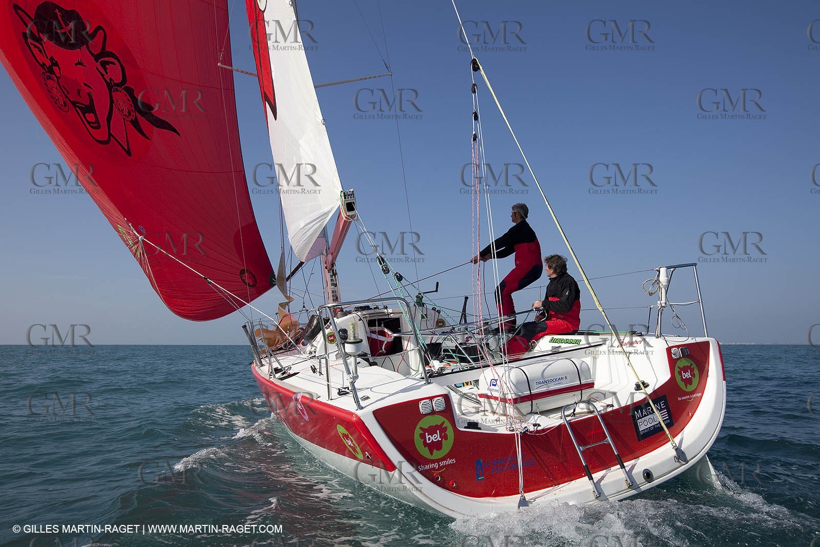 13 03 2010 -  La Grande Motte   Port Camargue (FRA) - Groupe Bel - Kito de Pavant   Sebastien Audigane training for Transat AG2R