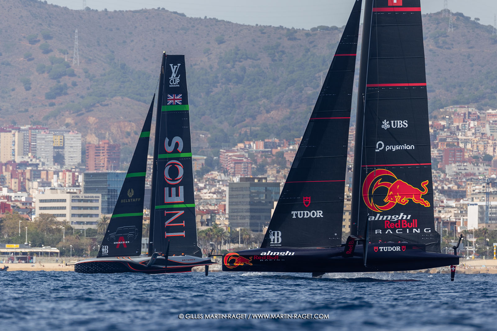 16 09 2024, Barcelona (ESP), 37th America's Cup, Louis Vuitton Cup Semi-final, Race Day 3