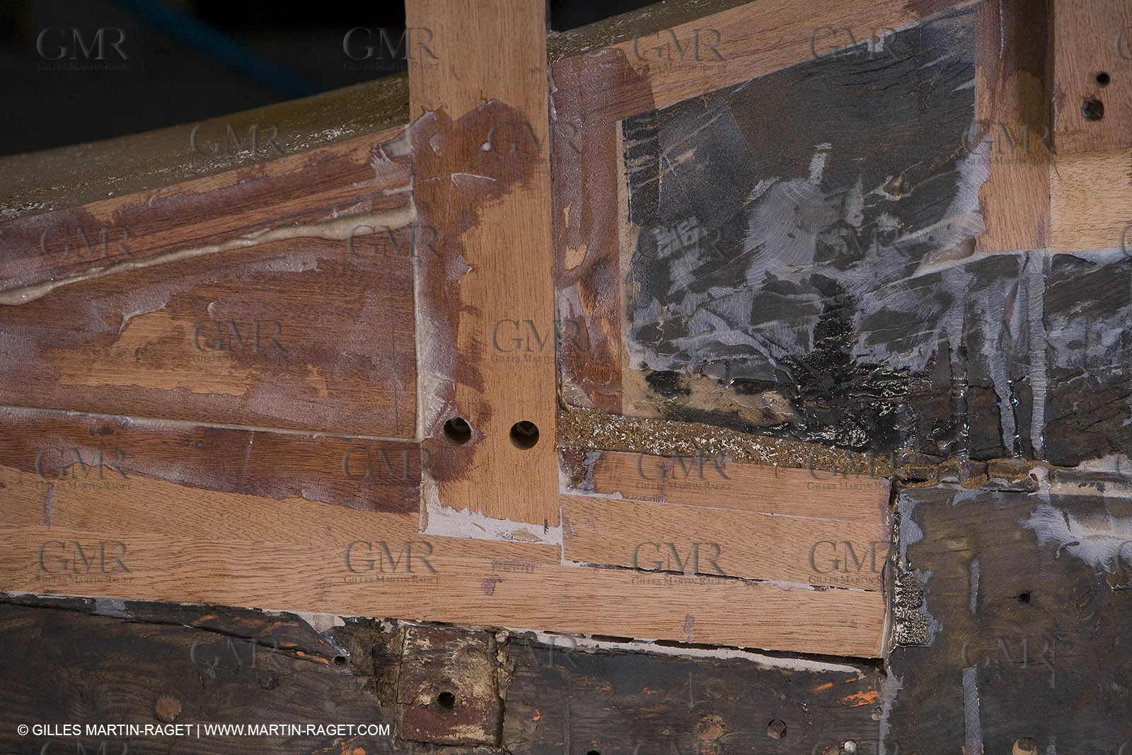 14 12 2007 - La Ciotat (FRA, 13) - Mariska refit at Charpentiers Réunis boatyard
