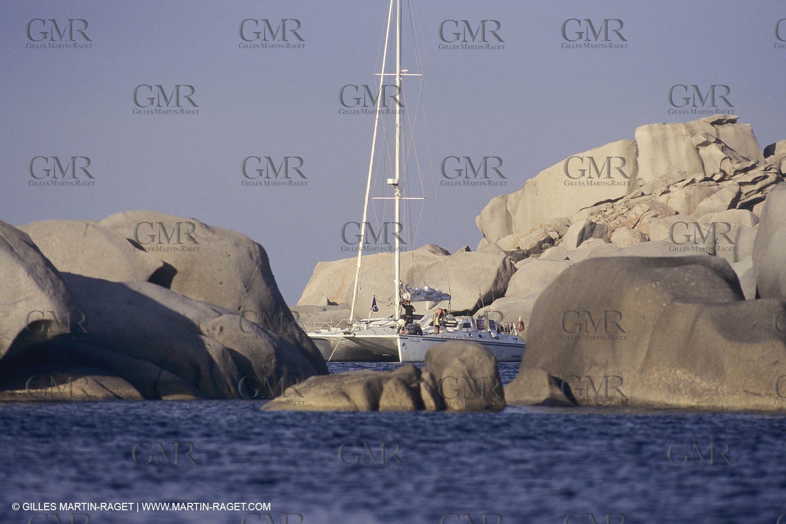 Sailing, cruising, multihulls at the mooring