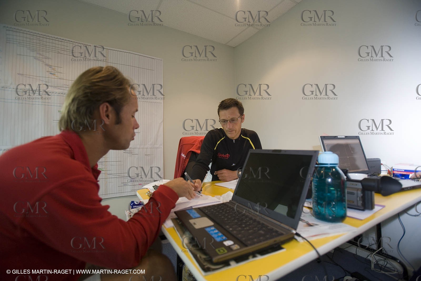 Sydney, Australia, Thomas Coville trimaran Sodebo building at Boat Speed
