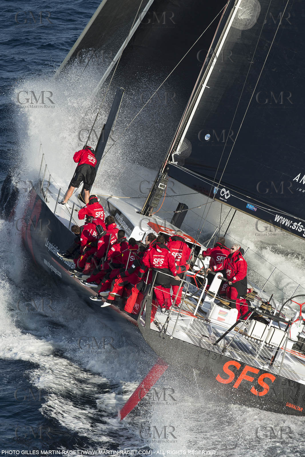 24 mars 2016   Marseille (FRA,13), SFS II (skipper Lionel Péan), last training before Marseille Sailing Week
