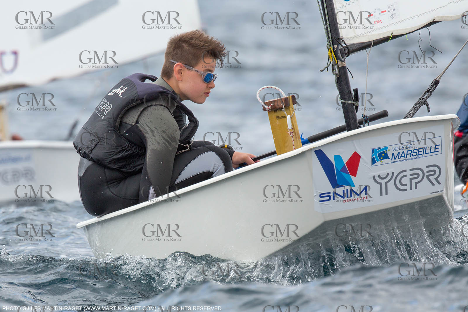 15 04 2016, Marseille (FRA,13), SNIM Dériveurs, Coupe Internationale de Printemps Optimist, Final Day