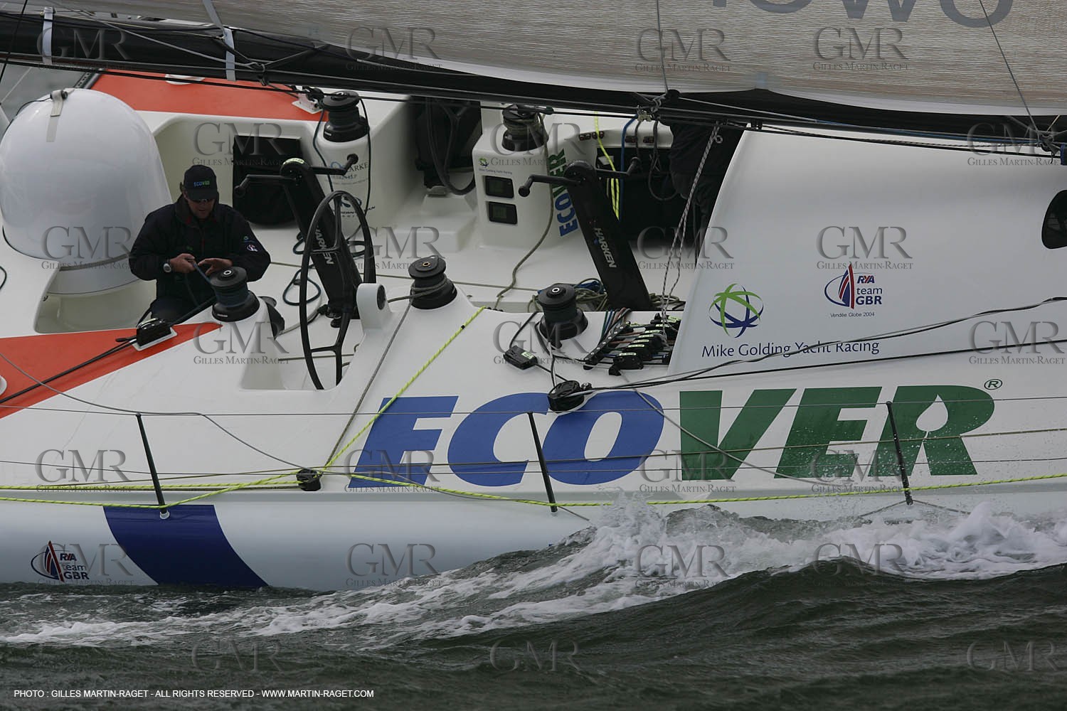 Calais Round Britain Race 2005 - Départ - Ecover