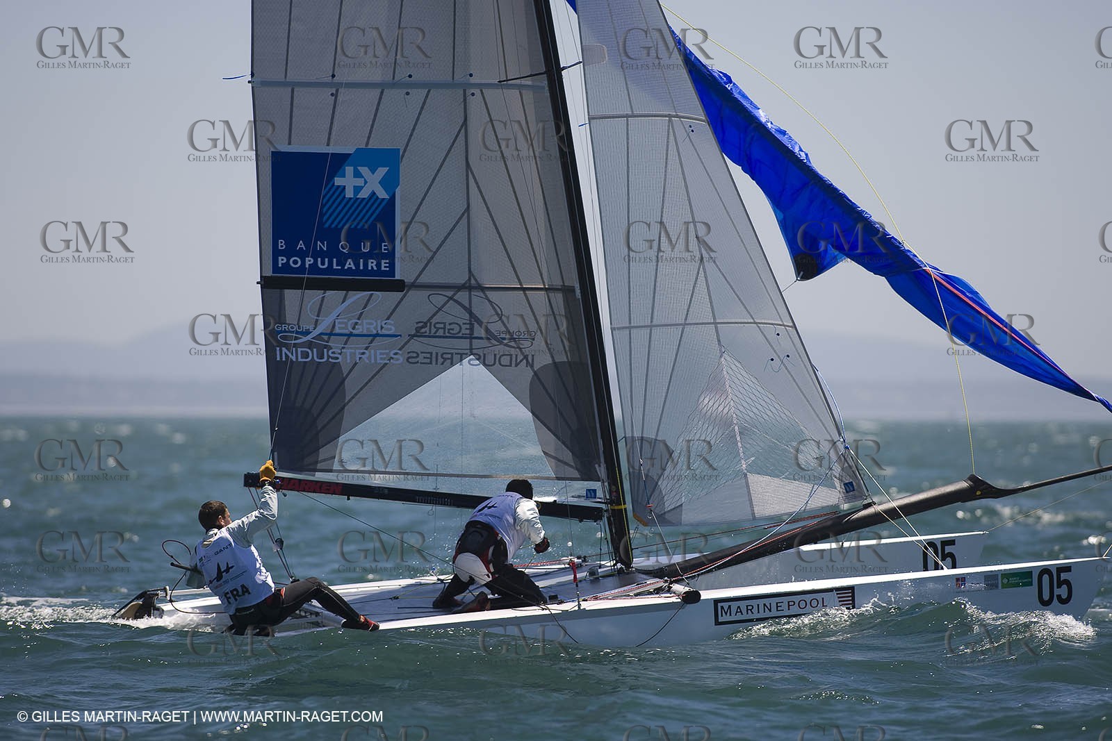 04-07-07 - ISAF SAILING WORLD CHAMPIONSHIPS - CASCAIS 2007 - DAY 1 - classe Tornado - FRANCE - Revil-Espagnon