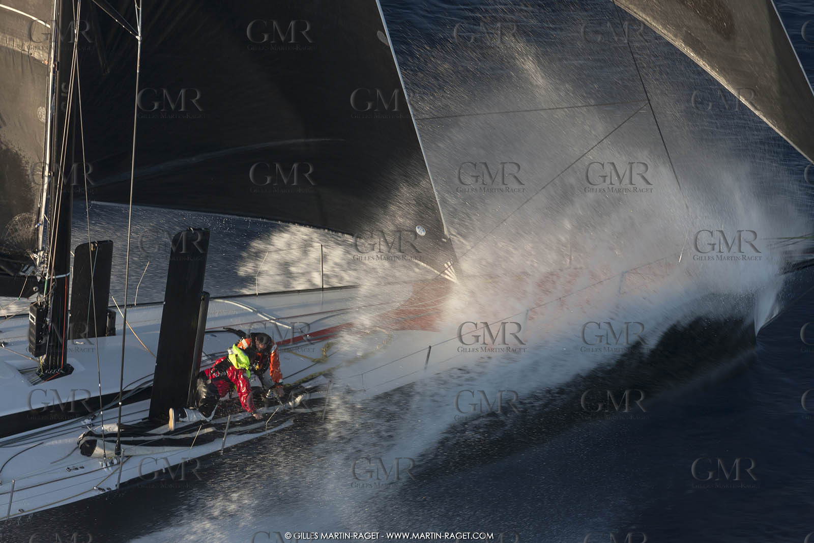 09 10 2017, Calvi (FRA,20), VOR 70 Babsy, Tentative de record autour de la Corse à la voile, skipper Franck Cammas