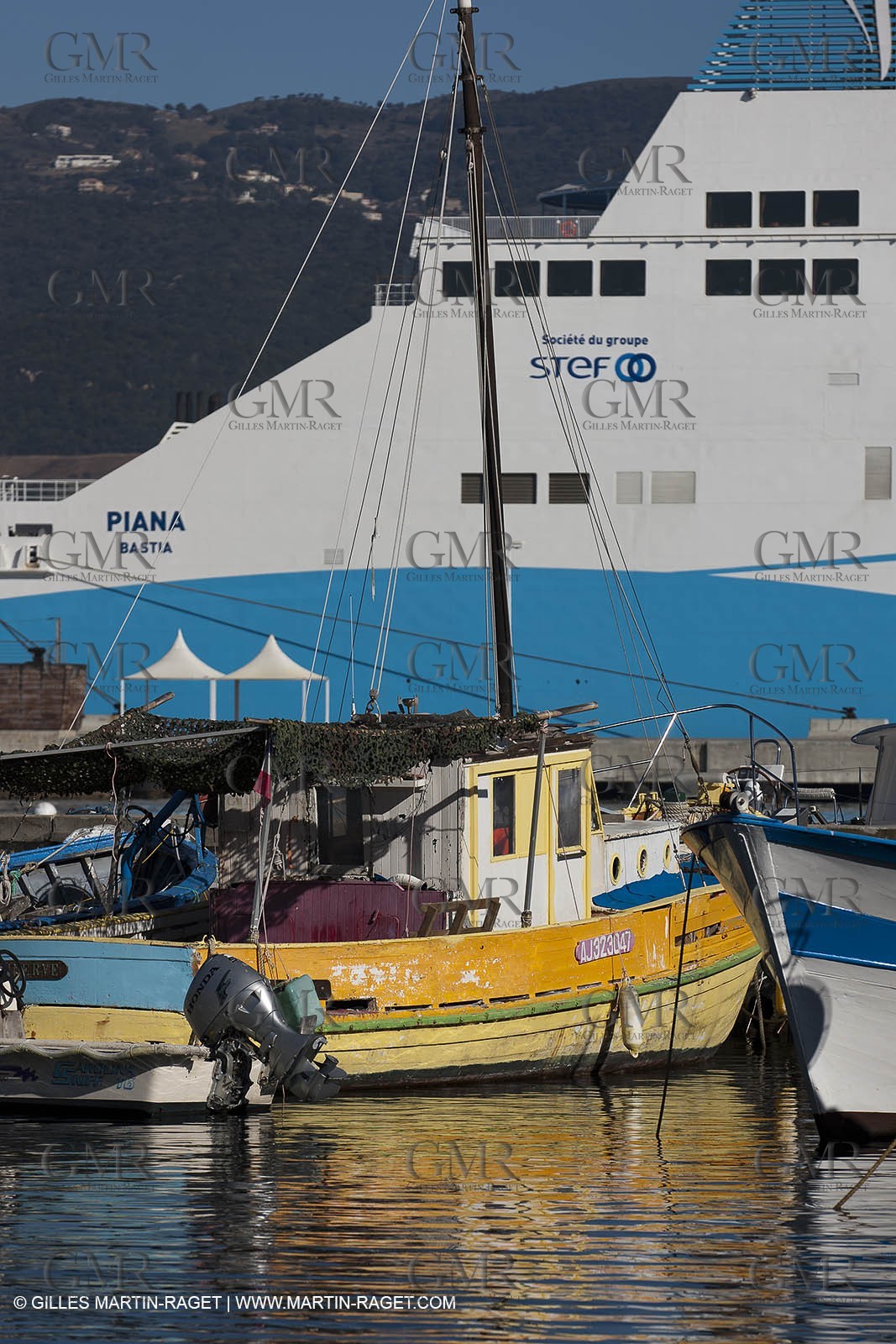 16 02 2012 - Ajaccio (FRA, Corse) - Compagnie la Méridionale - Le Piana en escale à Ajaccio