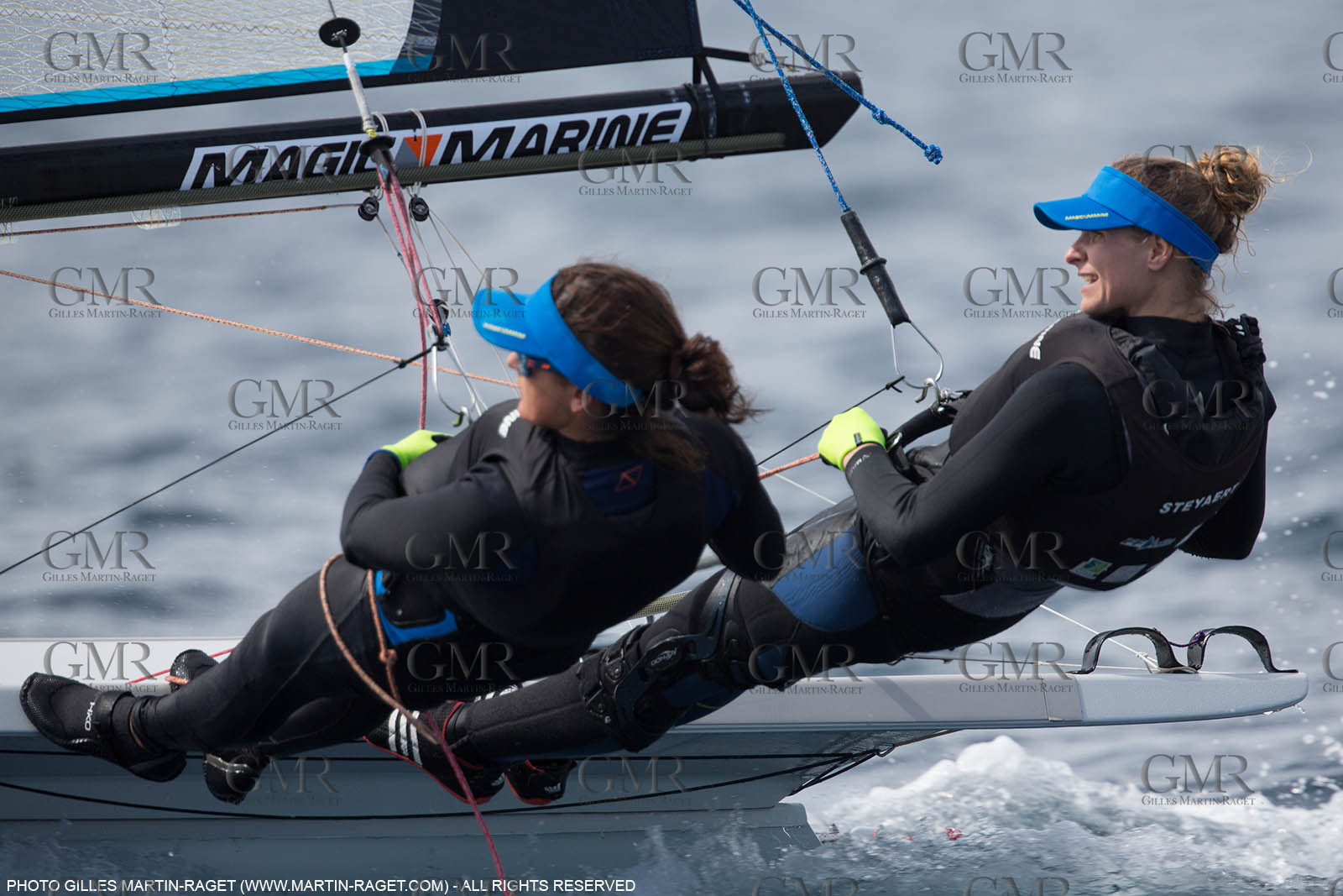 Marseille, (FRA,13), 2016 Rio Olympic Games, Sailing, 49er FX, Steyaert Sarah   Compan Aude (FRA)