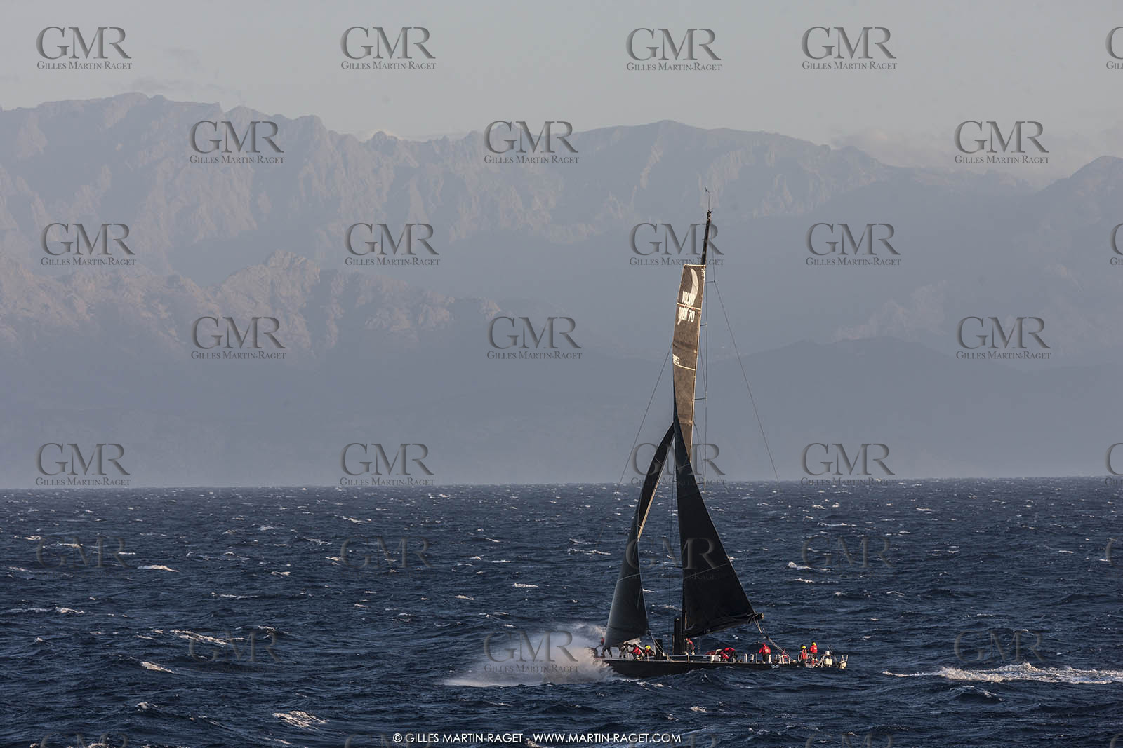 09 10 2017, Calvi (FRA,20), VOR 70 Babsy, Tentative de record autour de la Corse à la voile, skipper Franck Cammas