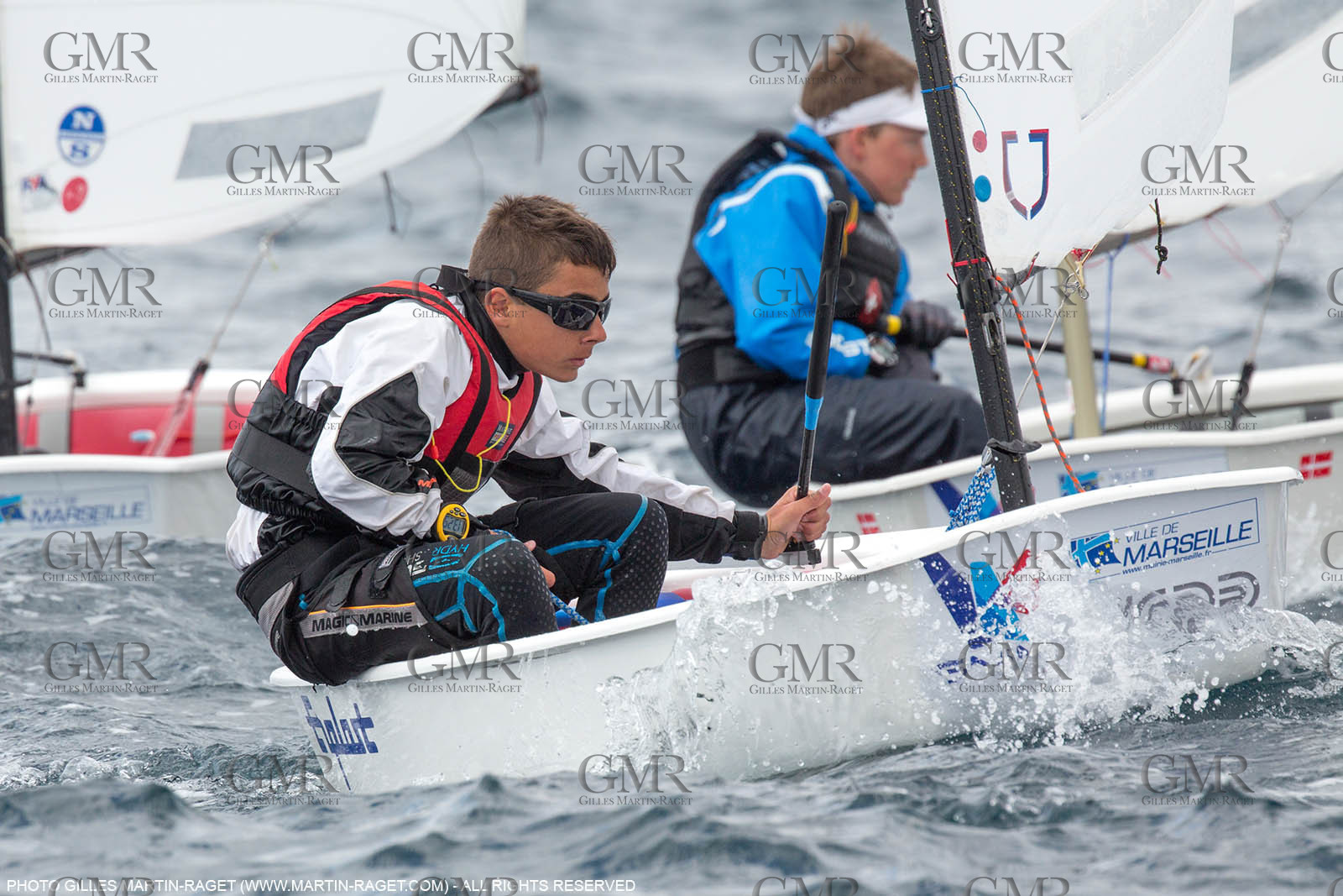 15 04 2016, Marseille (FRA,13), SNIM Dériveurs, Coupe Internationale de Printemps Optimist, Final Day