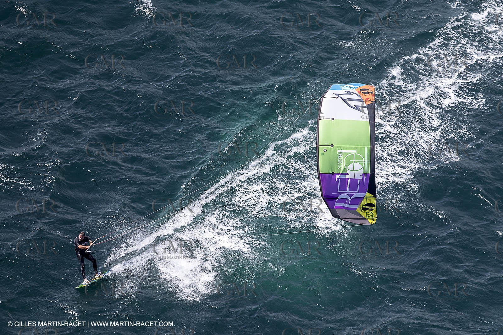Kite Surf at Almanarre spot near Hyères (FRA,83) - 29 07 2014