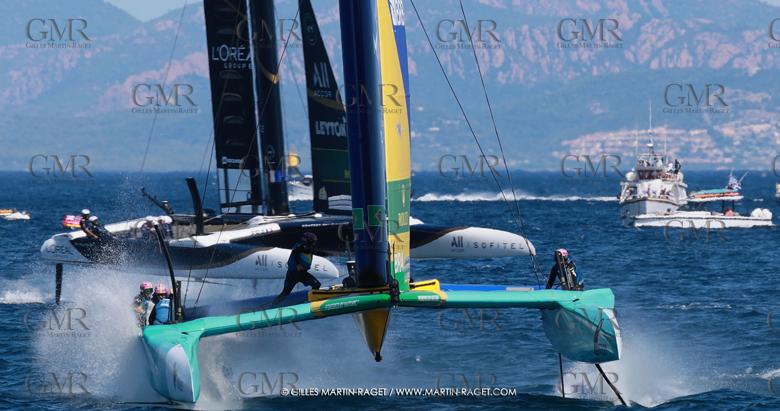 10 09 2025, Saint-Tropez,(FRA), Rockwool SailGP France Saint-Tropez, Race Day 1