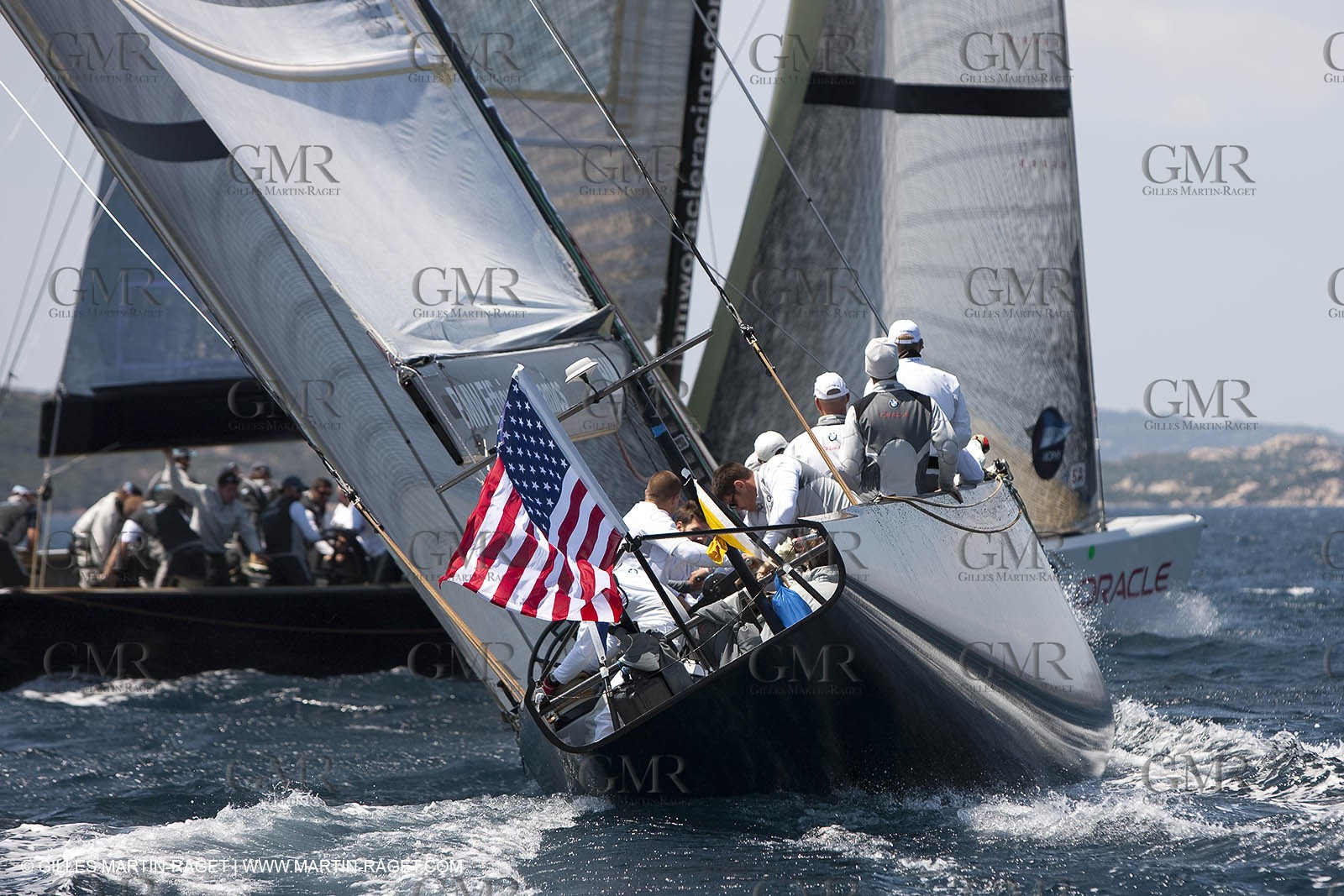 19 05 2010 - La Maddalena (ITA, Sardinia) Louis Vuitton Trophy - BMW ORACLE Racing - Training