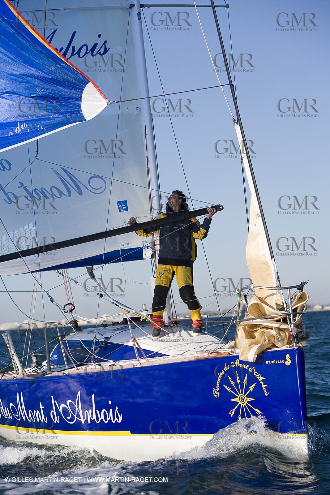 15 02 2007 - La Grande Motte (FRA) - Onedesign Figaro II - Thierry Duprey du Vorsent (Domaine de Monts d'Arbois)