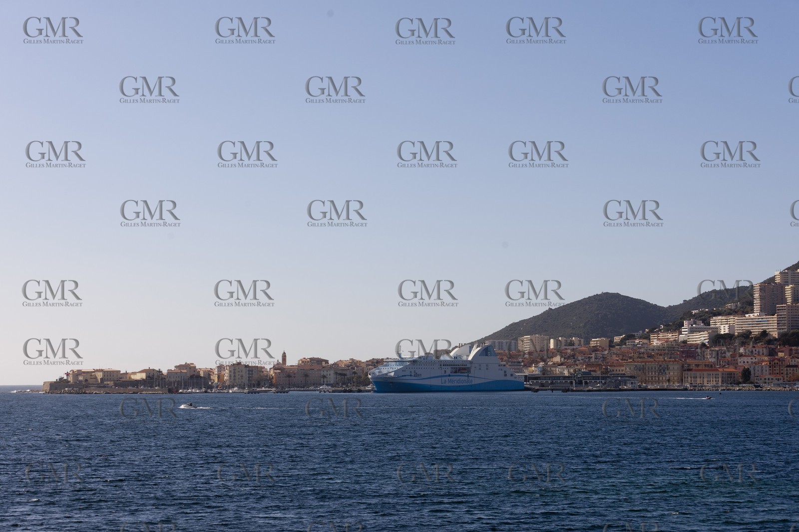 16 02 2012 - Ajaccio (FRA, Corse) -  La Méridionale shipping company- Piana at Ajaccio