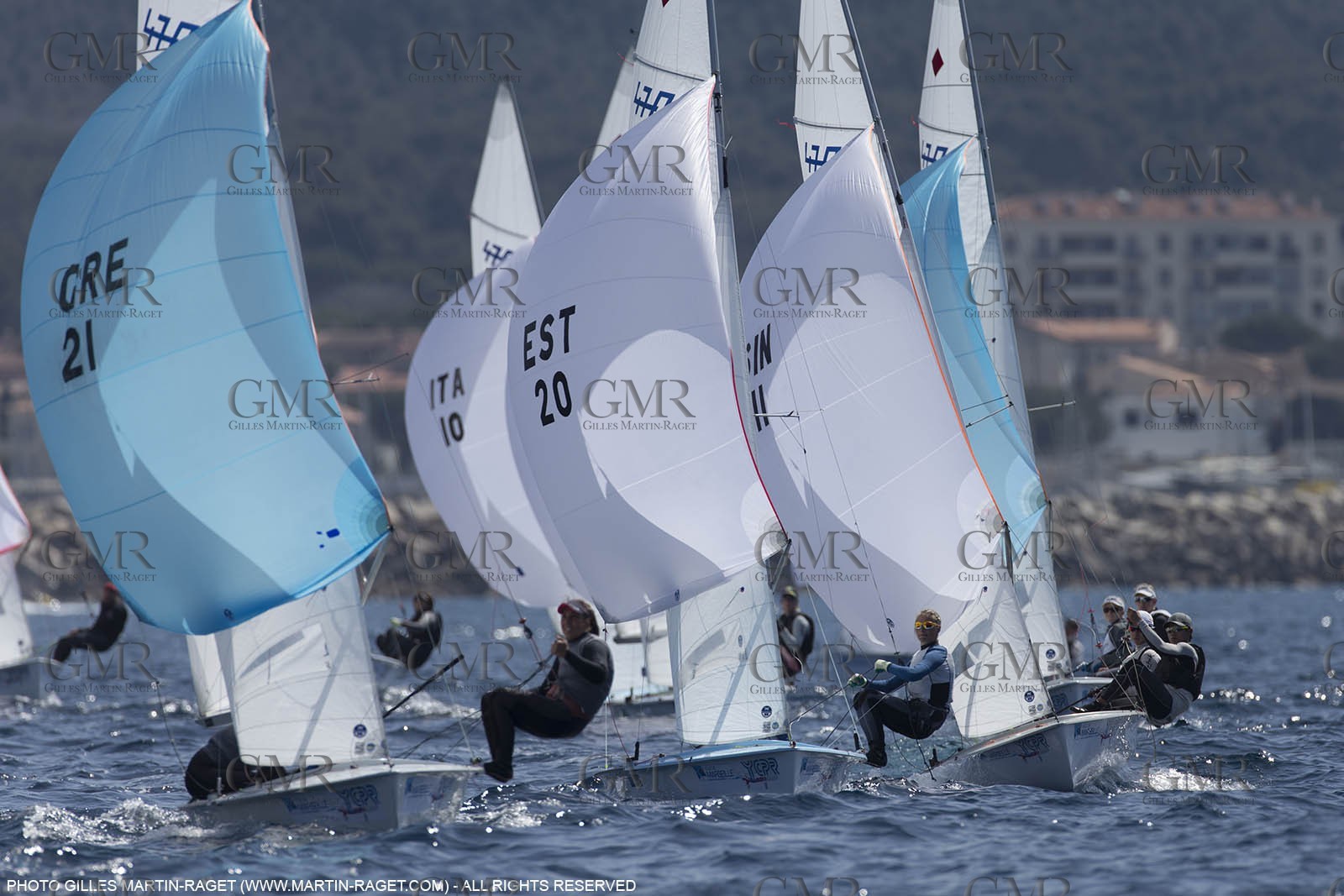 10 04 2015, Marseille (FRA), Yachting Club de la Pointe Rouge - Coupe Internationale de Printemps des 470, Day 3