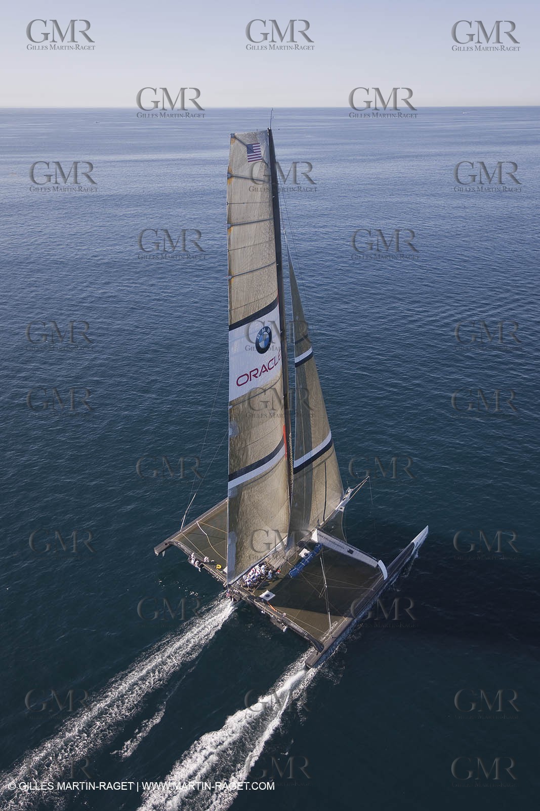 14 11 2008 - San Diego (CA, USA) - America's Cup - BMW ORACLE Racing - 90 ft trimaran sea trials - San Diego