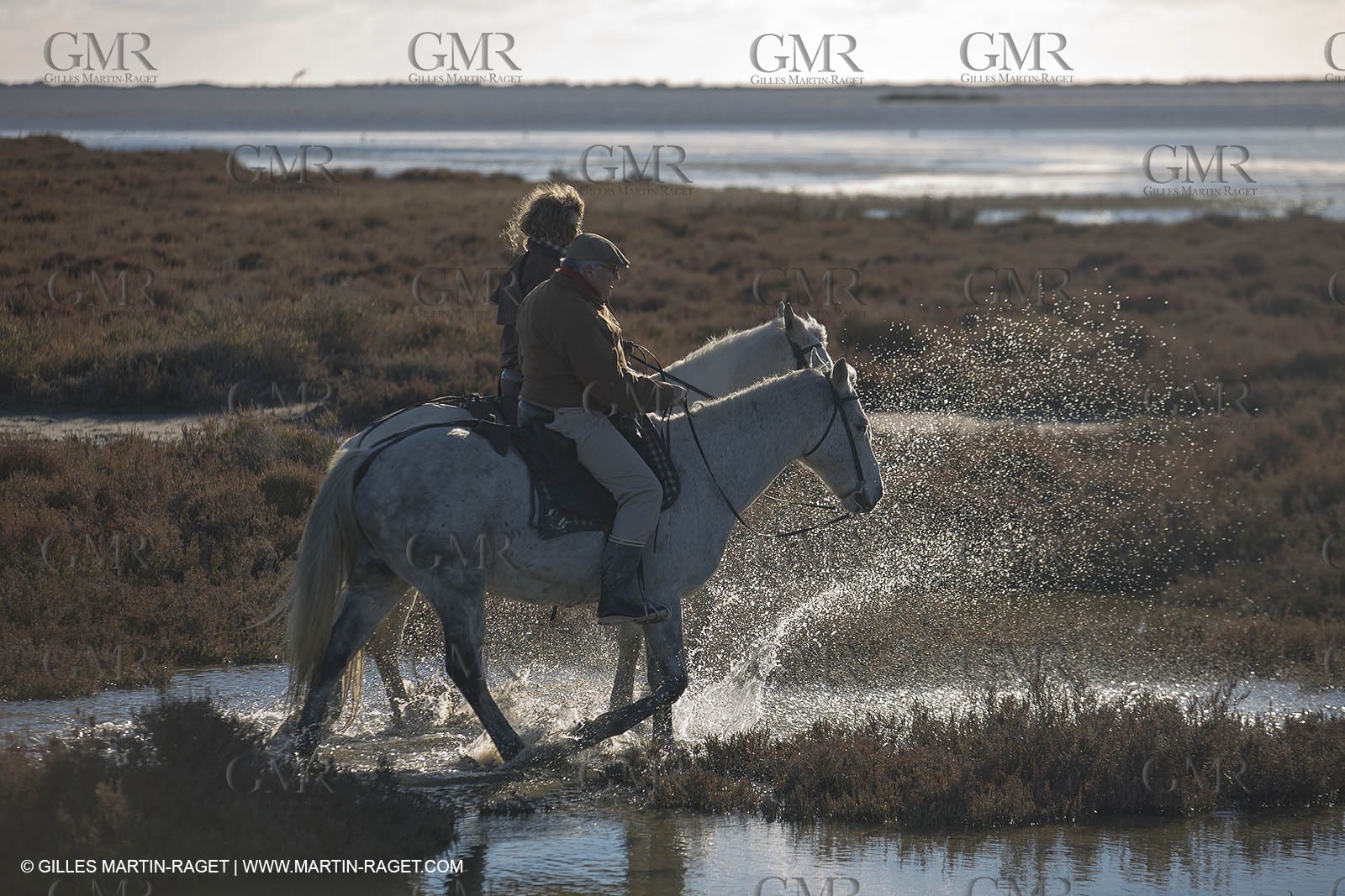 26 12 2013 - Les Saintes Maries de la Mer (FRA,13) - Horse riding at Cabanes de Cacharel