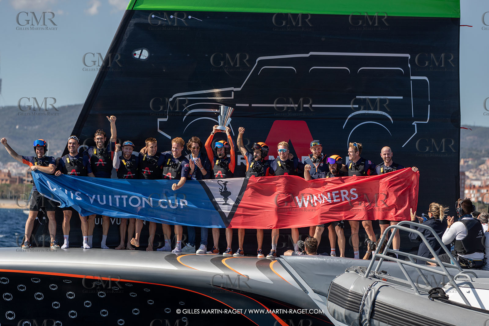 04 10 2024, Barcelona (ESP), 37th America's Cup, Louis Vuitton Cup Final, Race Day 7