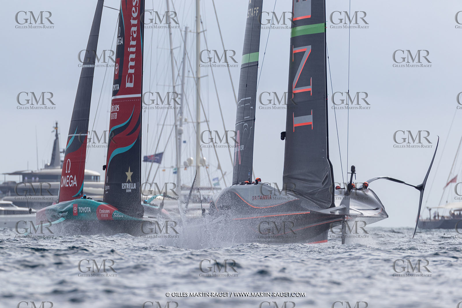 12:10 2024, Barcelona (ESP), Louis Vuitton 37th America's Cup, Final Match, Race Day 1, Race 1