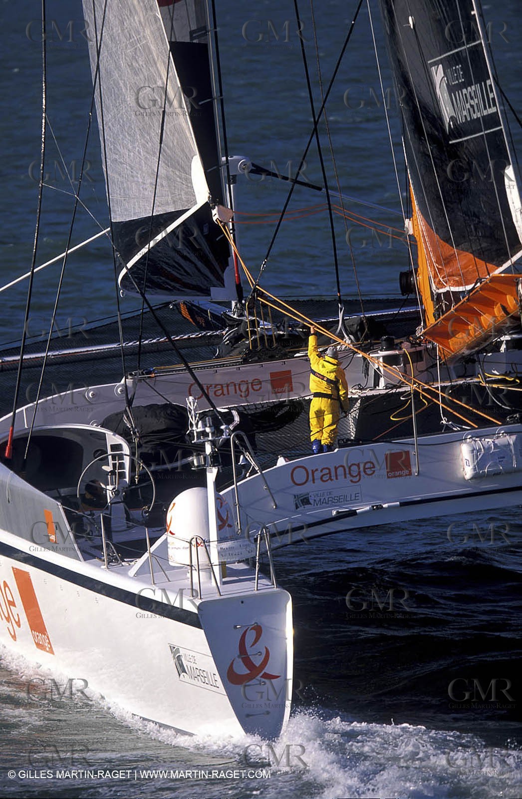 La Trinité mer - Orange II first sea trials