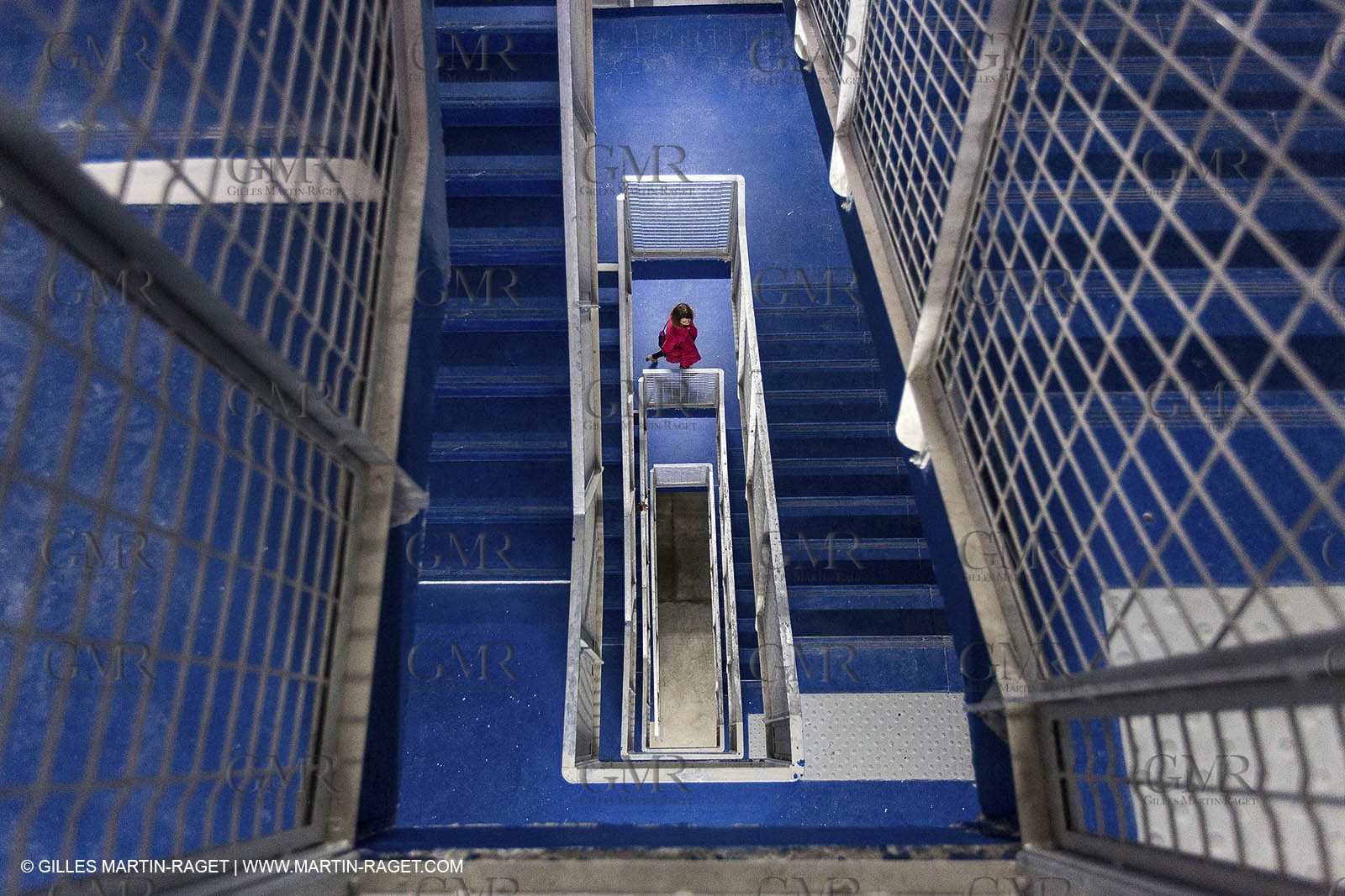 22 01 2013, Marseille, Fra, 13, Marseille Provence 2013, European Capital of Culture, Belle of May Revisited industrial site, Panorama Tower