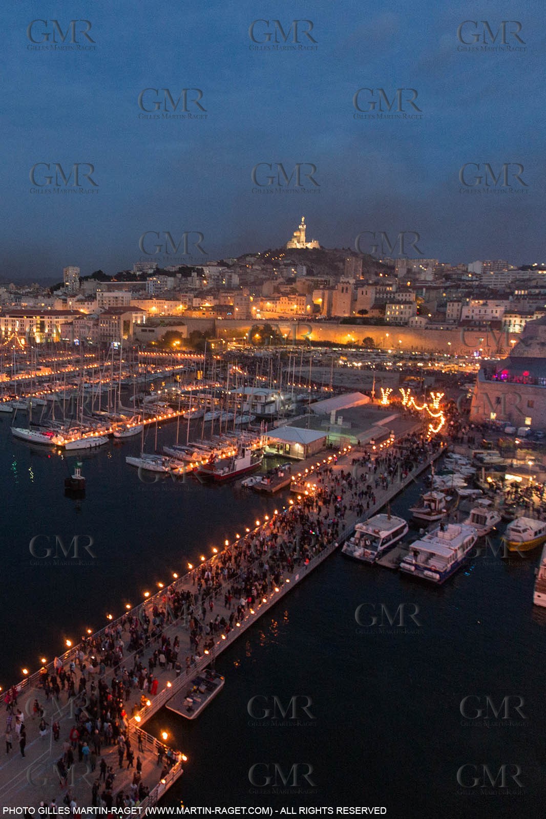 03 05 2013 - Marseille (FRA,13) - Marseille Provence 2013, Historical port Illumination by Company Carabosse