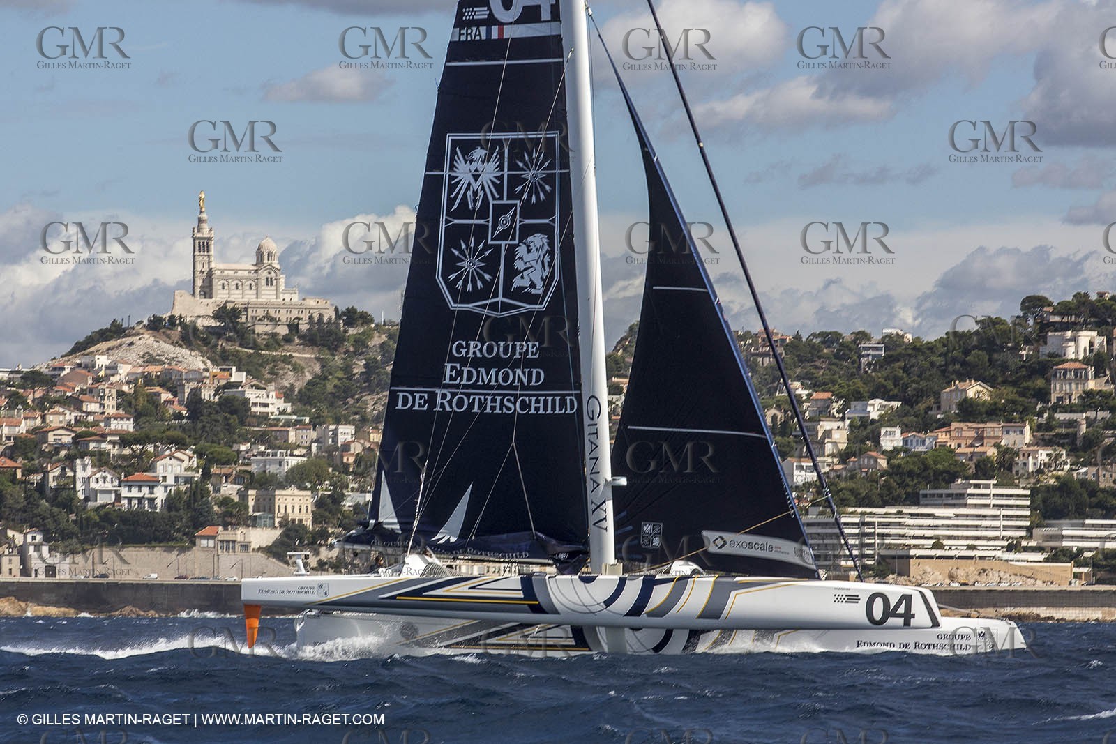 24 09 2012 - Marseille (FRA,13) - Match race France 2012 - Arrivée des MOD 70 du  Tour de l'Europe