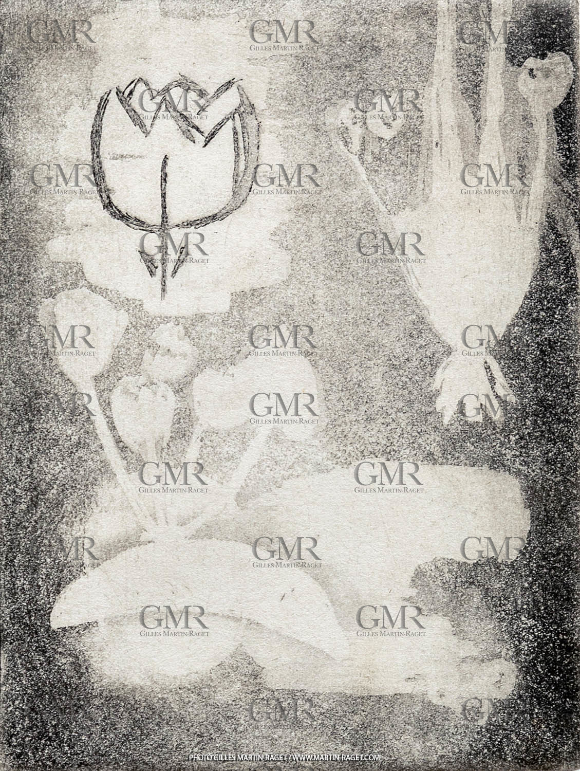 12 07 2020, St Rémy de Provence (FRA, 13) Oeuvre Germaine Richier, gravure