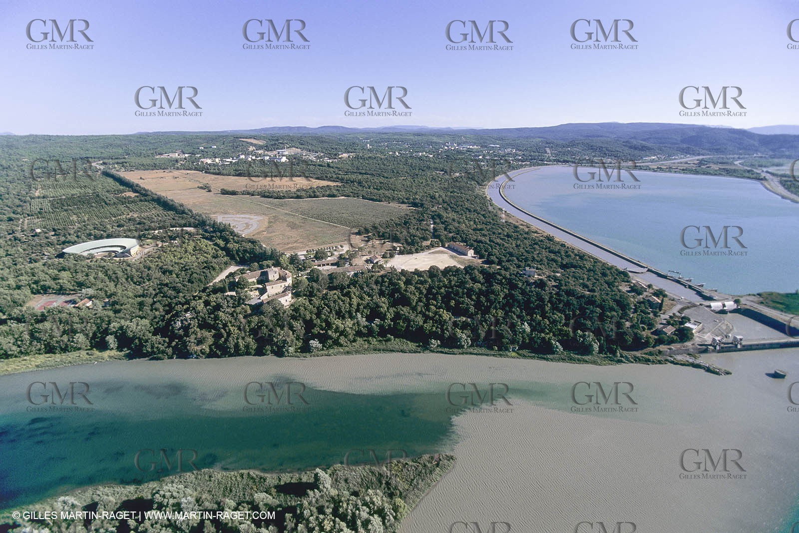 France, Provence, Val de Durance, site de Cadarache