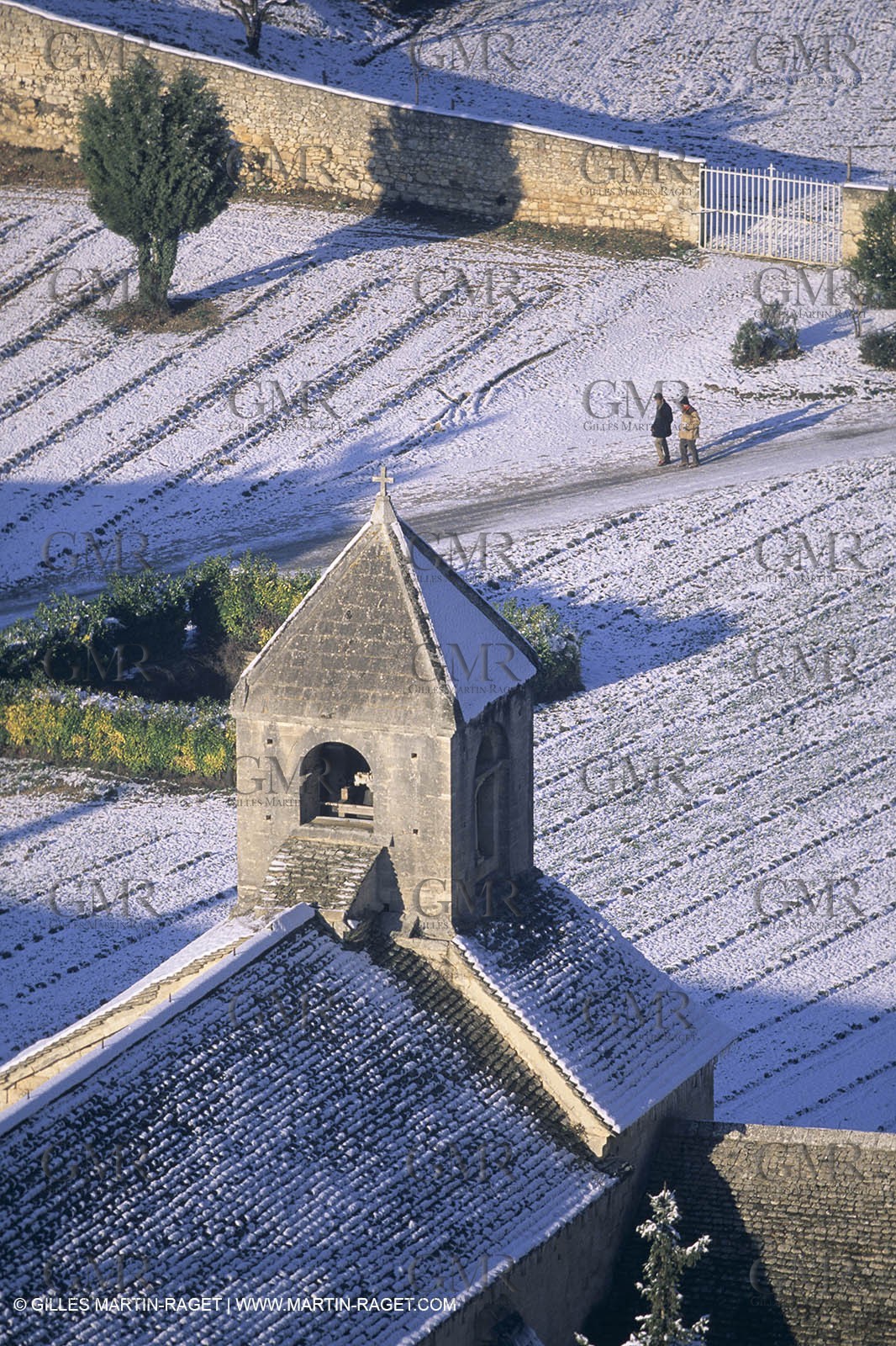 Provence under snow