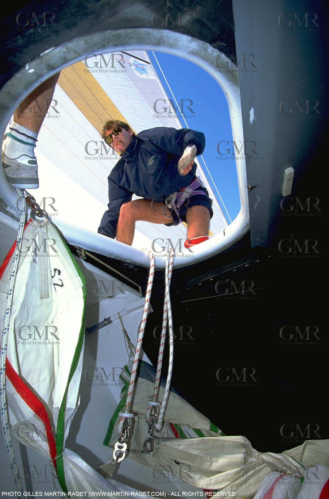 America's Cup, San Diego 1992, onboard Ville de Paris