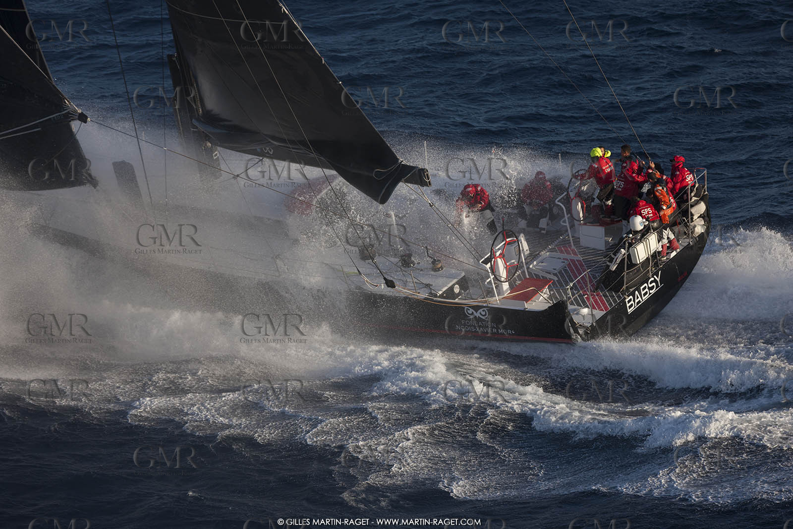 09 10 2017, Calvi (FRA,20), VOR 70 Babsy, Tentative de record autour de la Corse à la voile, skipper Franck Cammas