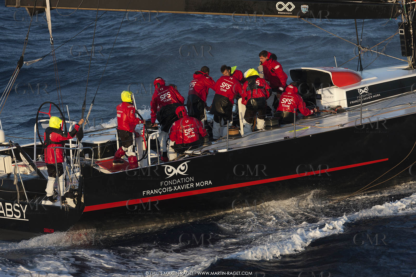 09 10 2017, Calvi (FRA,20), VOR 70 Babsy, Tentative de record autour de la Corse à la voile, skipper Franck Cammas