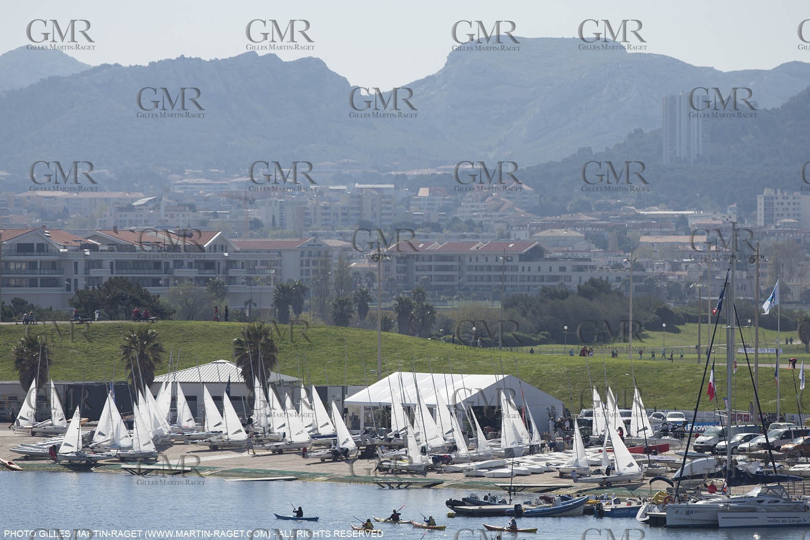 10 04 2015, Marseille (FRA), Yachting Club de la Pointe Rouge - Coupe Internationale de Printemps des 470