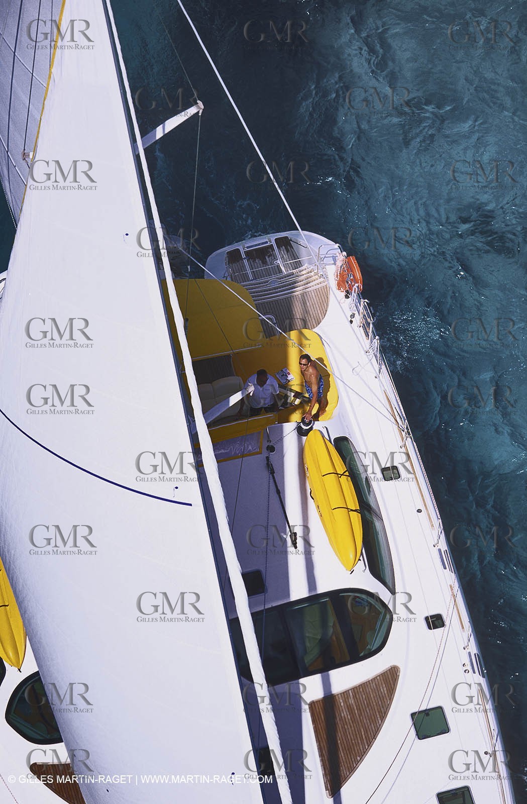 Cruising multihull sailing